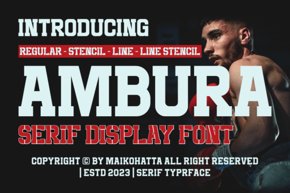 Ambura: The Bold Serif Typeface for Editorial Design
