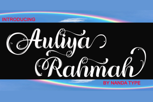 Auliya Rahmah: The Serif Typeface for Modern Editorial Design