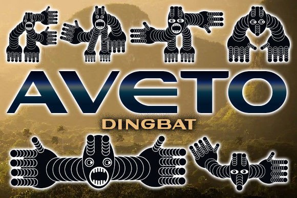 Aveto: A Bold Dingbat Typeface for Striking Editorial Design