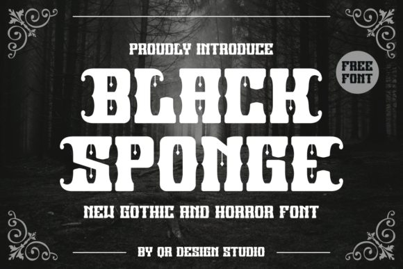 Black Sponge: A Bold Typeface for Editorial Impact