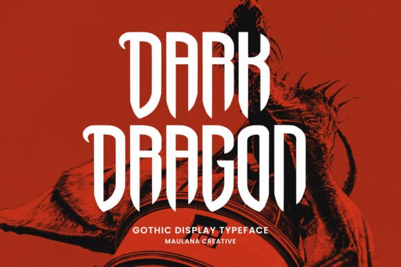 Dark Dragon Typeface: The Bold Blackletter Choice for Campaigns