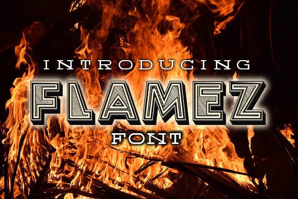 Flamez Typeface: Elevating Digital Brand Identity with Bold Typography