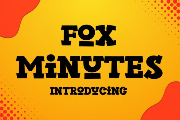 Fox Minutes: The Bold Slab Serif Font for Vibrant Brand Identity