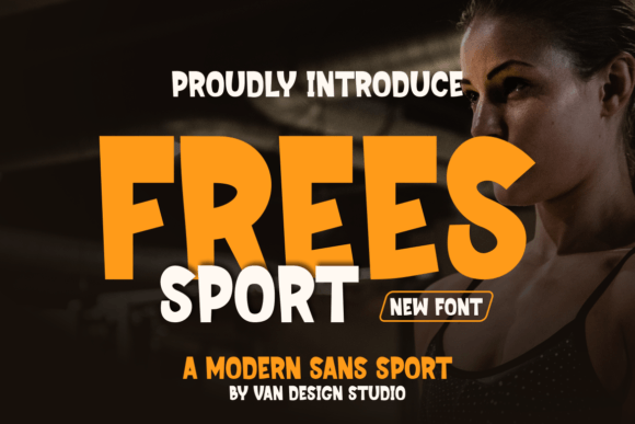 Frees Sport: The Bold Sans Serif Typeface for Modern Editorial Design