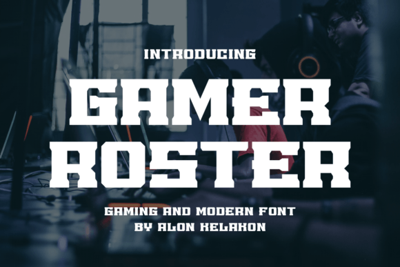 Gamer Roster: The Bold Sans Serif Font for Modern Brand Identity