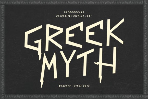 Greek Myth: The Bold Serif Font for Scroll-Stopping Visuals