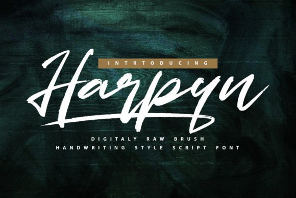 Harpyn: The Bold Handwritten Typeface for Modern Web Design