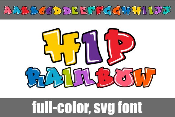 Hip Rainbow: The Colorful Typeface for Bold Editorial Design