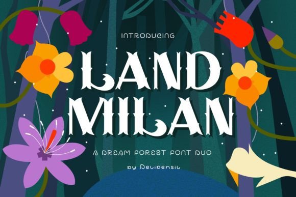 Landmilan: The Bold Serif Typeface for Editorial Design