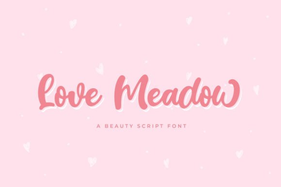 Love Meadow: The Bold Script Font for Scroll-Stopping Campaigns