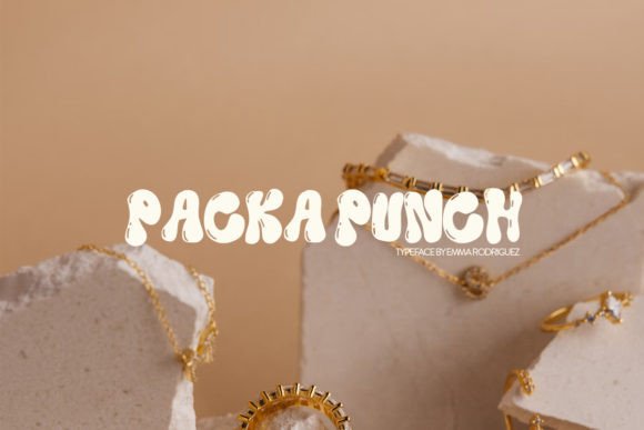 Packa Punch: A Bold Decorative Typeface for Playful Brand Identity