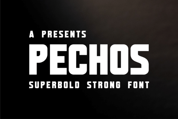 Pechos: The Bold Sans Serif Typeface for Modern Brand Identity