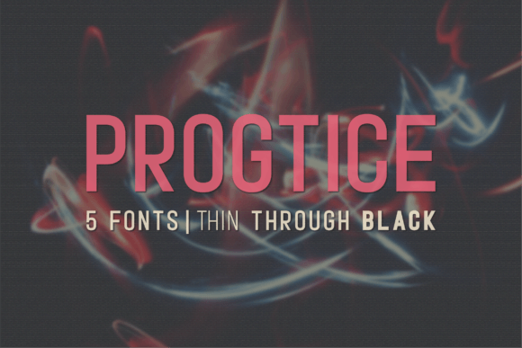 Progtice Typeface: A Modern Sans Serif for Crafters and Sellers
