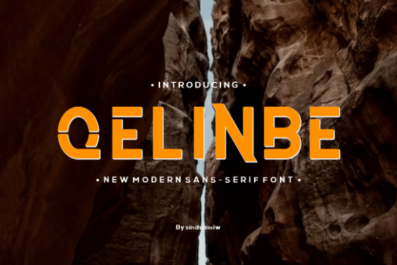 Qelinbe: The Bold Sans Serif Typeface for Scroll-Stopping Campaigns