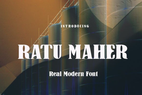 Ratu Maher: A Bold Serif Font for High-Impact Campaigns