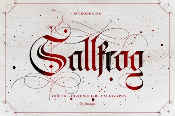Sallfrog: A Bold Blackletter Typeface for High-Impact Web Design