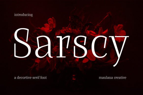 Sarscy: A Powerful Serif Typeface for Bold Branding