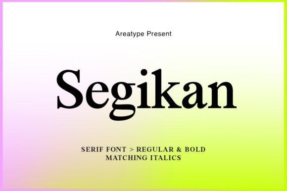 Segikan: The Premium Serif Font for Scroll-Stopping Brand Content