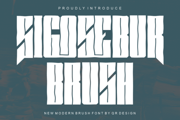 Sigosebur Brush: A Bold Typeface for Authentic Brand Identity