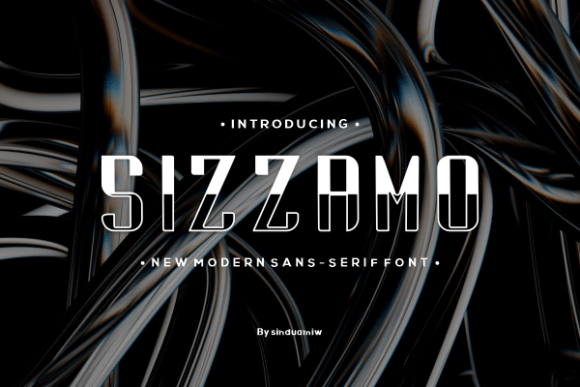 Sizzamo: The Bold Sans Serif Typeface for Modern Editorial Design
