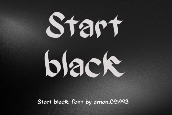 Start Black: The Bold Typeface for Impactful Web Design