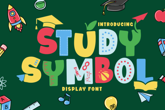 Study Symbol: A Whimsical Typeface for Playful Brand Identity