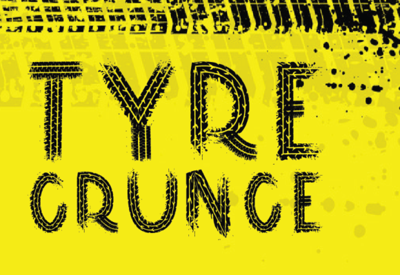 Tyre Grunge: A Slab Serif for High-Impact Campaign Design