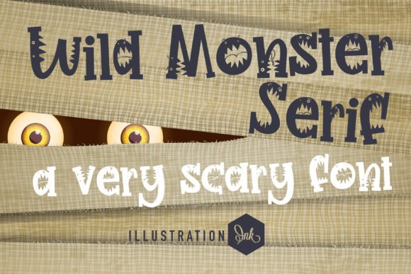 Wild Monster Serif: The Spooky Typeface for Handmade Creations