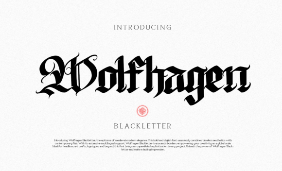 Wolfhagen Typeface: Elevating Handmade Brand Identity