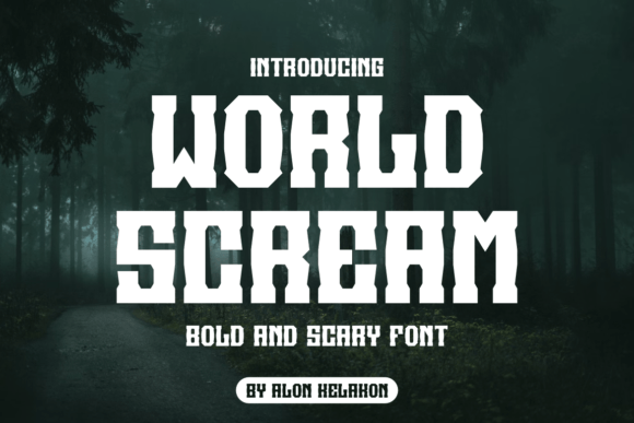 World Scream: A Chilling Typeface for Bold Digital Design