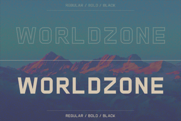 Worldzone: The Bold Sans Serif Typeface for Handmade Brands